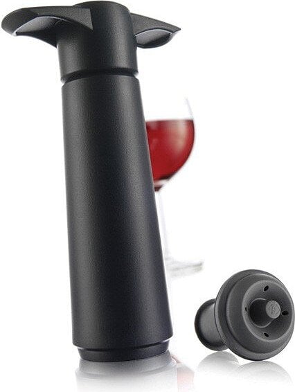 Wine Saver Wein-Vakuumpumpe mit Korken schwarz