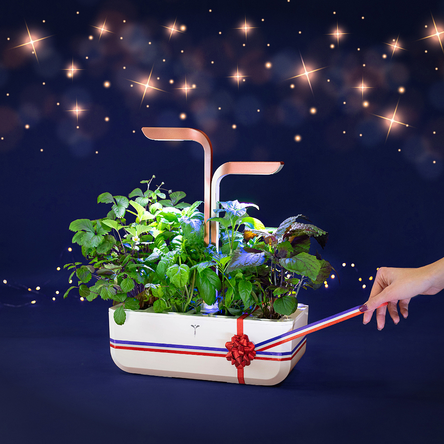 Maceta inteligente Veritable, blanco ártico