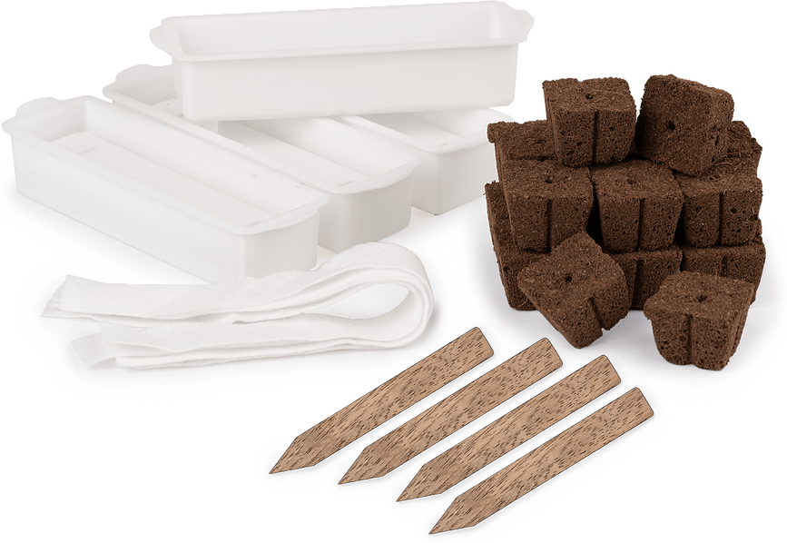 Set de cultivo para plantas Veritable, Set de 24 piezas