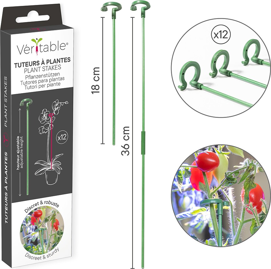Soportes para plantas Veritable, 12 unidades