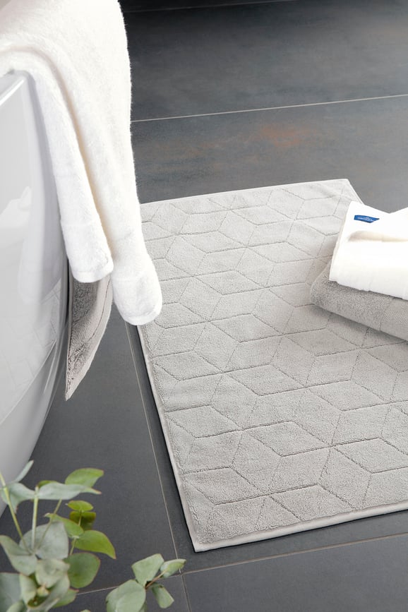 Alfombra de Baño Carré, 50 x 80 cm, gris grafito