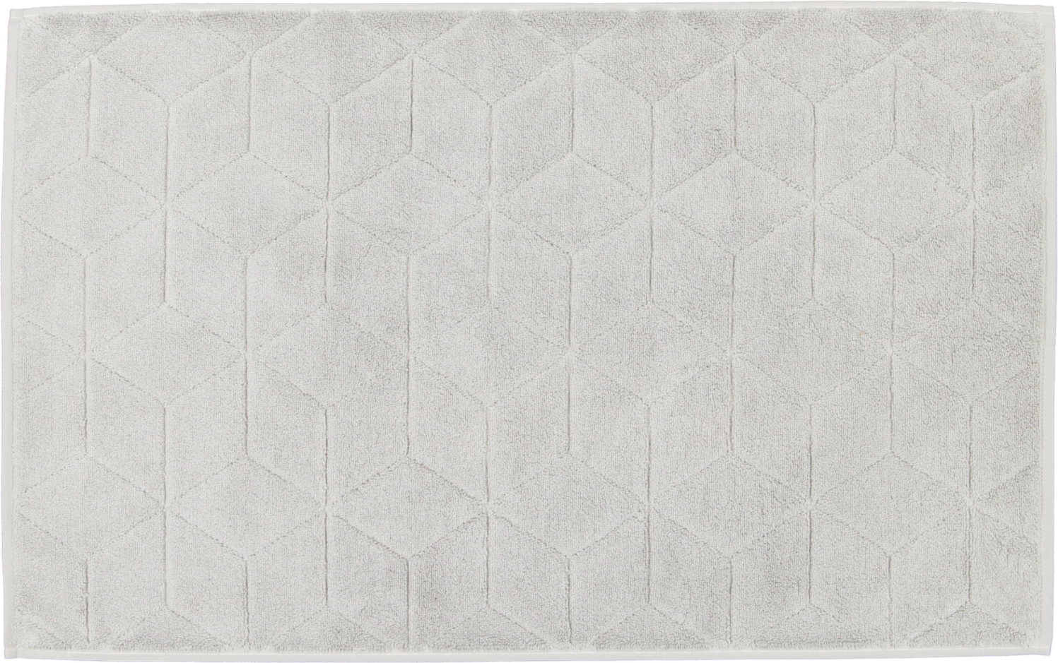 Carré Badezimmer-Teppich 50 x 80 cm hellgrau