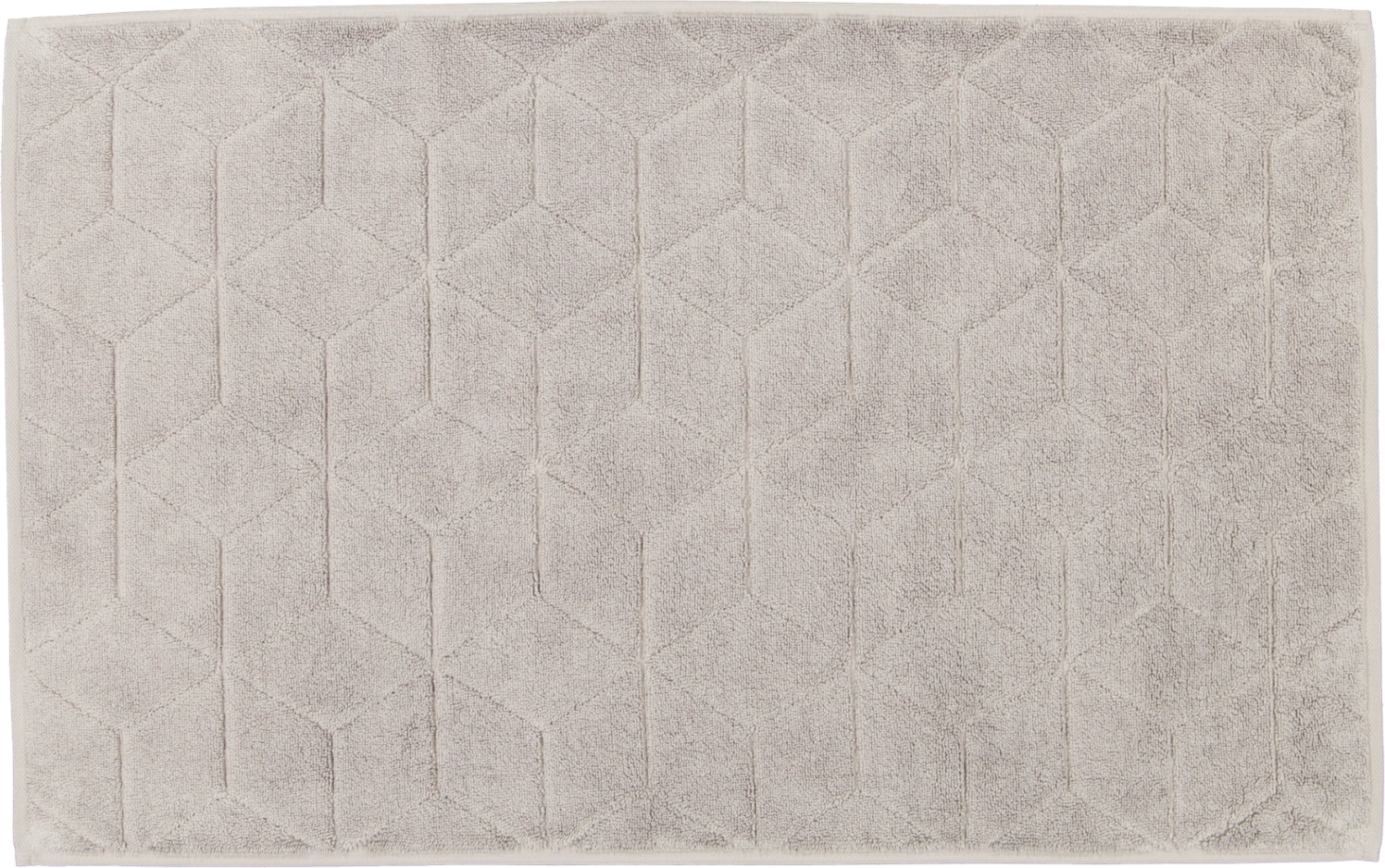 Carré Badezimmer-Teppich 50 x 80 cm Steingrau