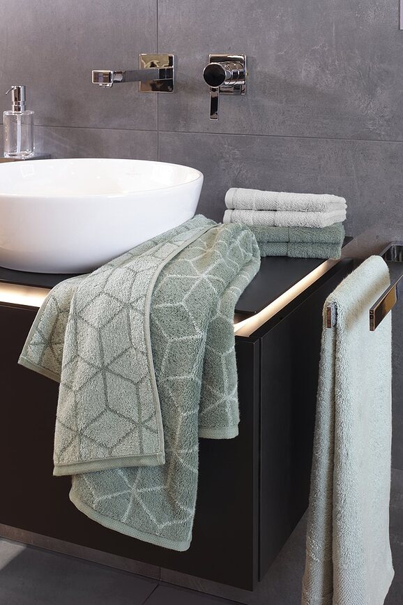 Coordinates Carre Serviette 50 x 100 cm, vert sauge