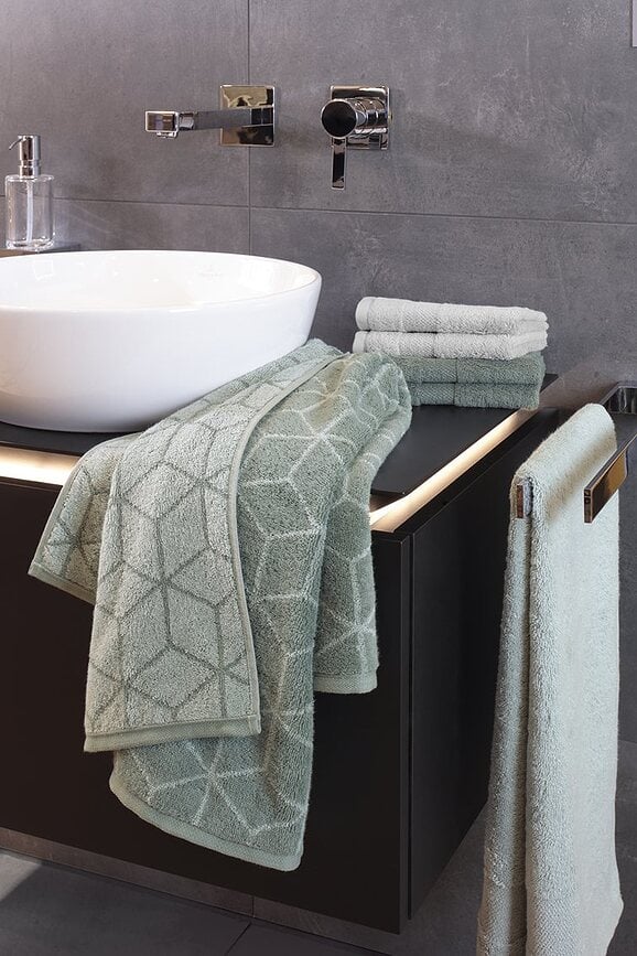 Toalla Coordinates Carre, 50 x 100 cm, verde salvia