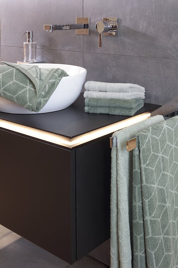 Toalla Coordinates Carre, 50 x 100 cm, verde salvia