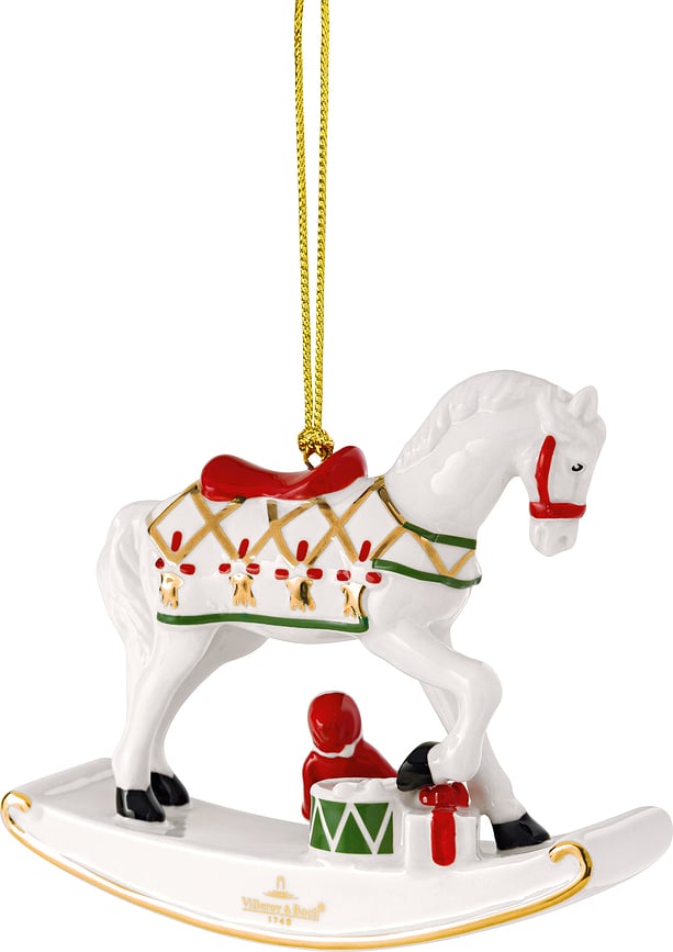 Adorno Christmas Classics, caballo balancín, Edición 2025