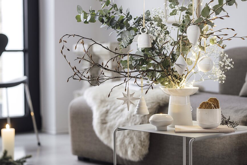 Adorno Navideño Winter Glow, diseño de ángel