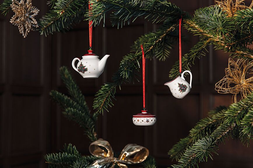 Adornos Navideños Toy's Delight Coffeeset, Set de 3 piezas