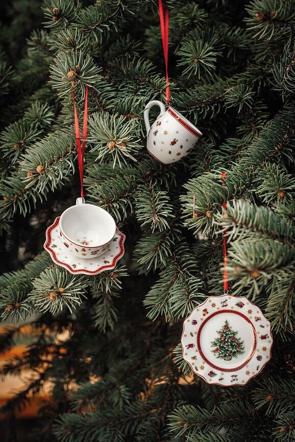 Set de Adornos Navideños Toy's Delight, blancos, 3 unidades