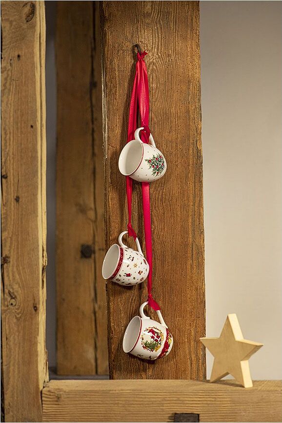 Set de Adornos Navideños Toy's Delight, blancos, 3 unidades