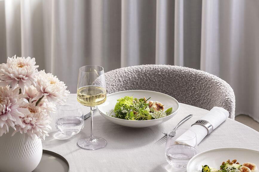 Afina Kozarci za belo vino, 4 kosi