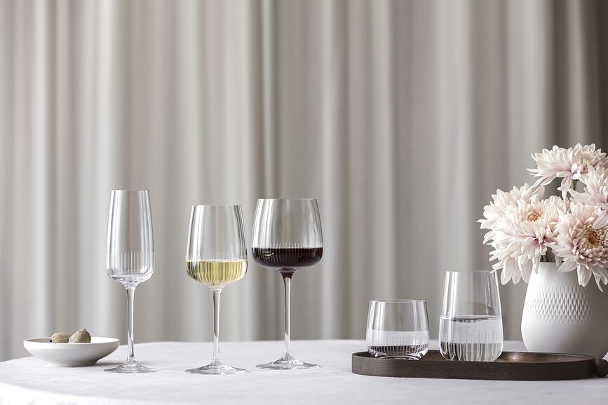 Afina Verres à Vin pour vin blanc, Lot de 4