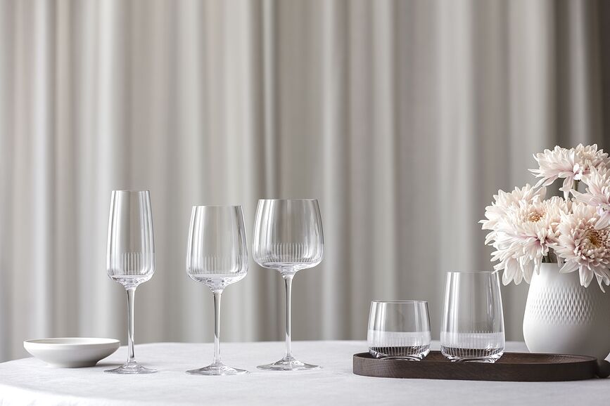 Afina Verres à Vin pour vin blanc, Lot de 4