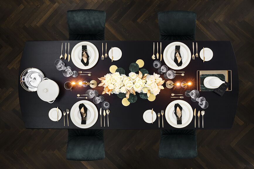 Anmut Gold Assiette à Déjeuner, 22 cm