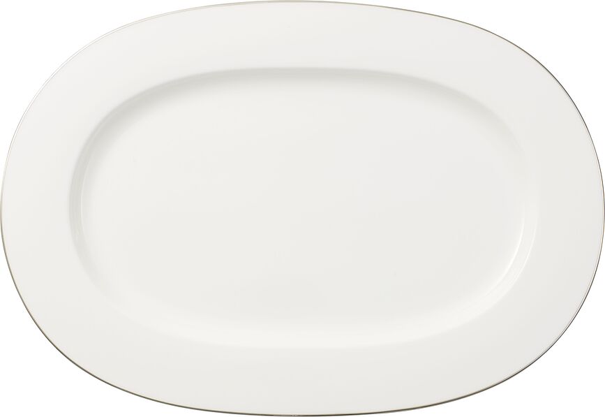 Anmut Platinum No.1 Plat de service ovale, 41 cm