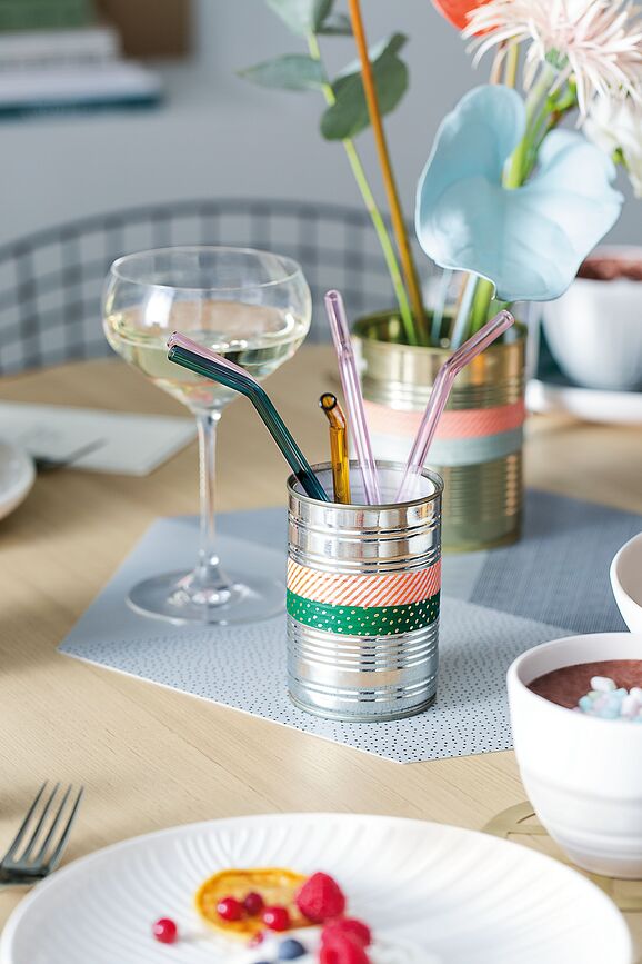 Artesano Hot&Cold Beverages Slamice, steklene, 4 kosi