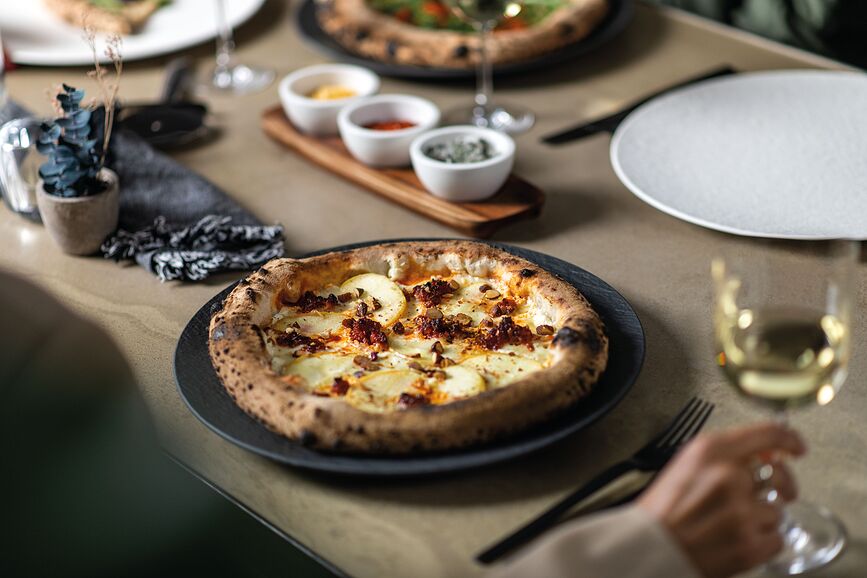 Artesano Original Μπολάκια για σάλτσες και ντιπ με δίσκο, Σετ 4 τεμαχίων