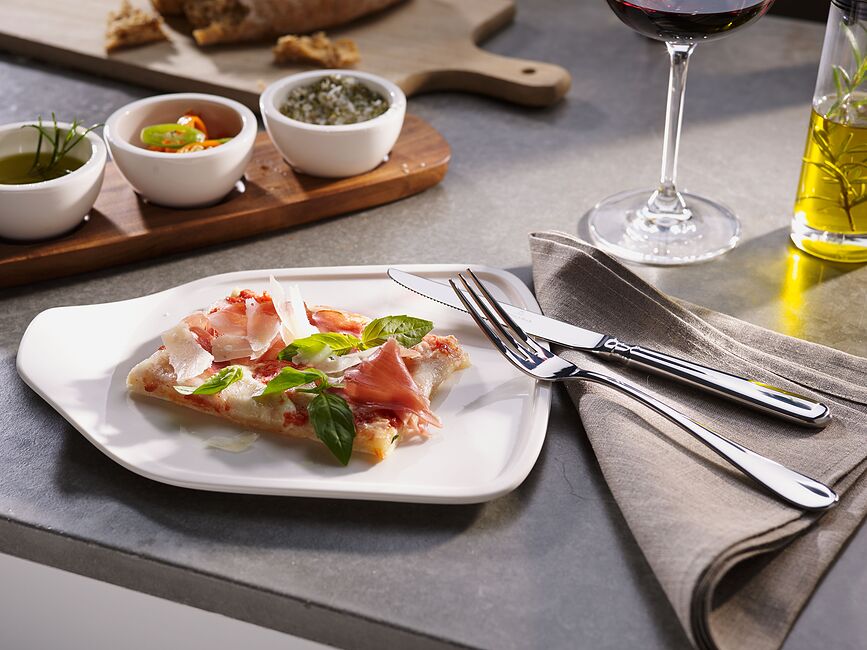 Artesano Original Set de Ramequins à sauce et dip avec plateau, 4 pièces