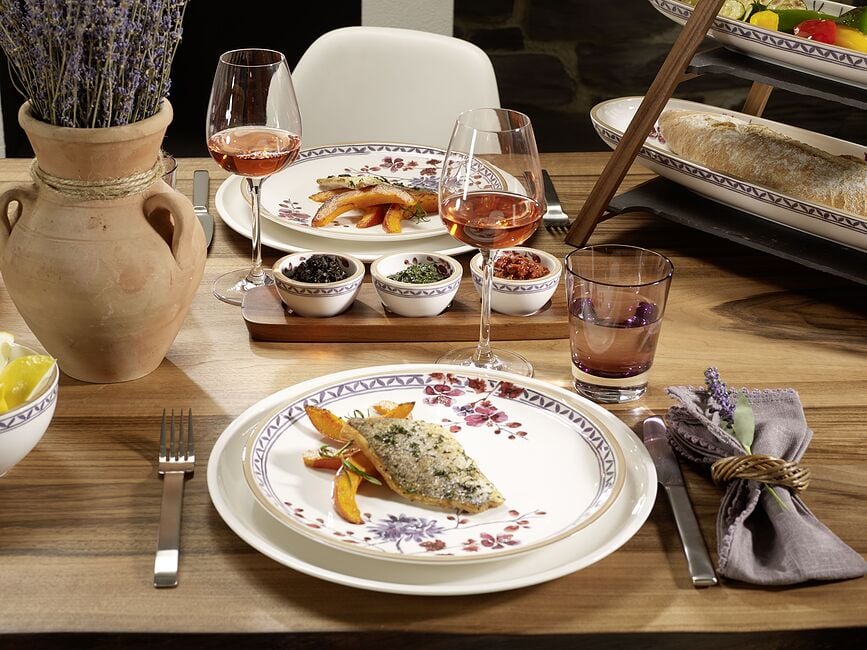 Artesano Provencal Lavender Assiette Dîner, 27 cm