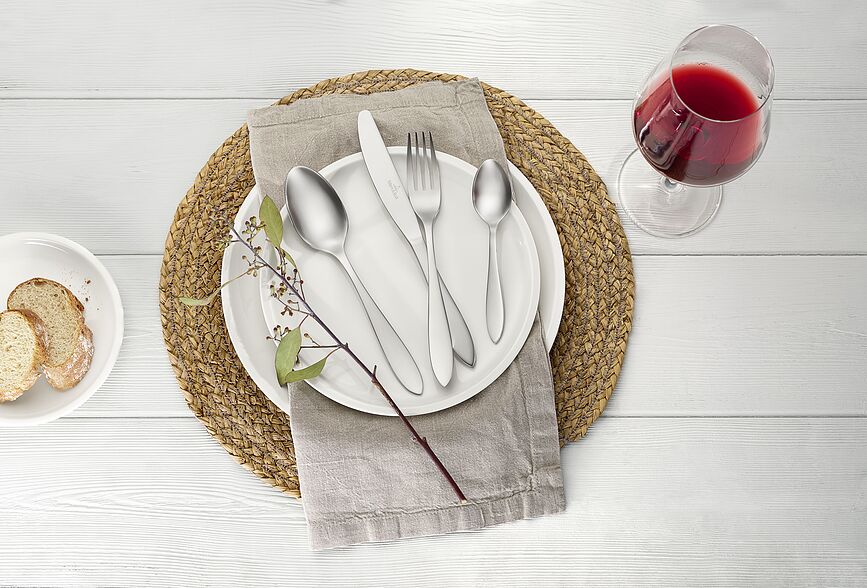 Arthur Brushed Set de Couverts brossé, 24 pièces