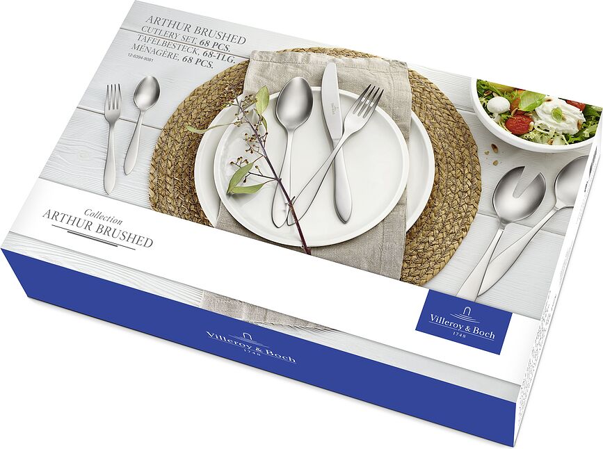 Arthur Set jedilnega pribora brušen, 68 kosov