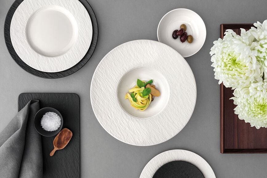 Assiette à pâtes Manufacture Ice 28 cm