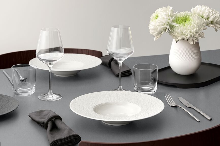 Assiette à pâtes Manufacture Ice 28 cm