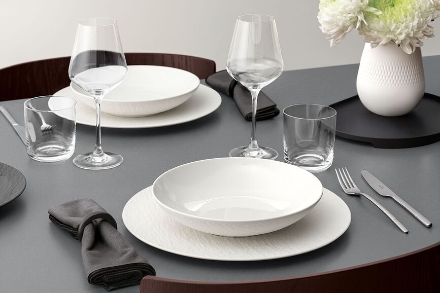 Assiette creuse Manufacture Ice 23,5 cm