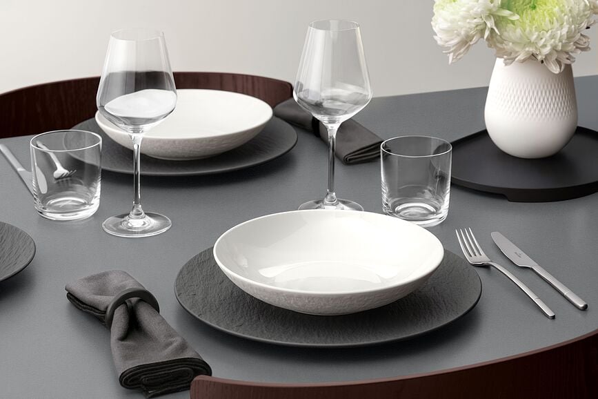 Assiette creuse Manufacture Ice 23,5 cm