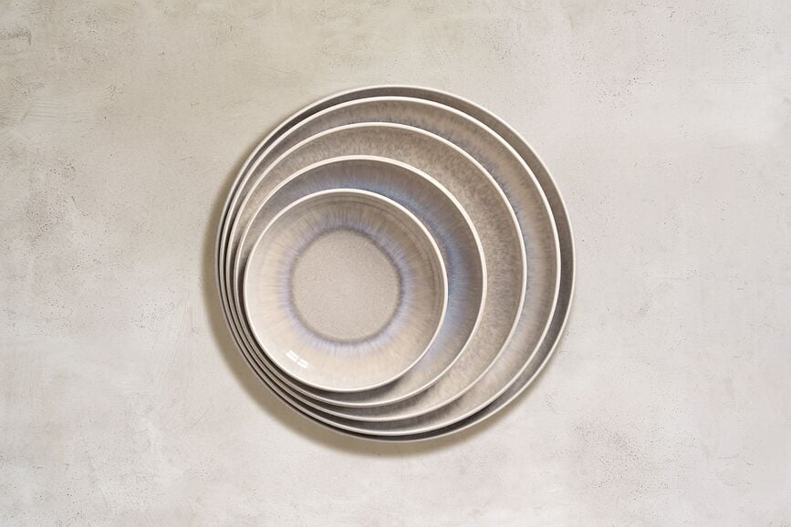 Assiette plate Perlemor Sand 29 cm