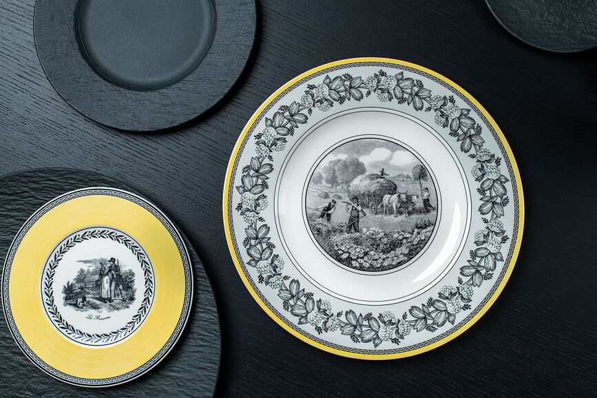 Audun Chasse Assiette à Dessert, 16 cm