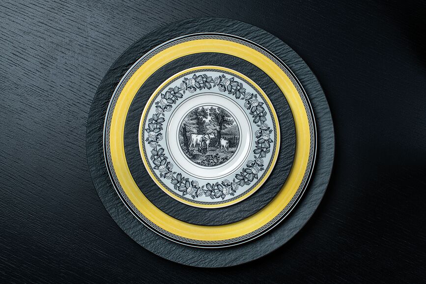 Audun Chasse Assiette Plate 27 cm