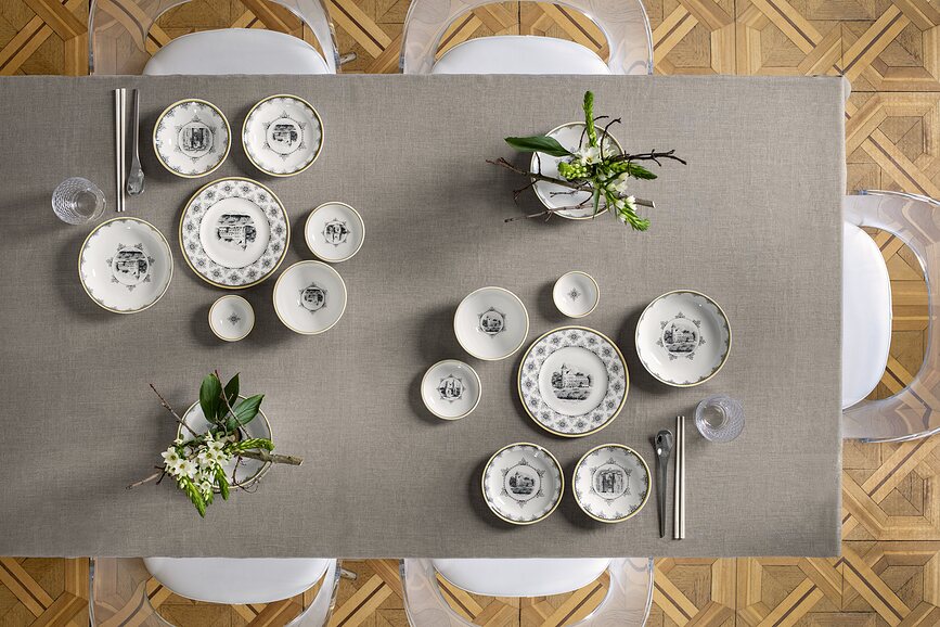 Audun Maison Assiette Plate 27 cm