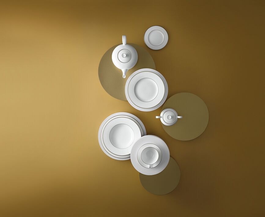 Azucarero Anmut Gold, de porcelana