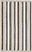 Coordinates Handtuch 30 x 50 cm gestreift braun