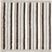 Coordinates Towel 30 x 30 cm striped brown