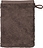 One Badehandschuh 16 x 22 cm schokoladenbraun