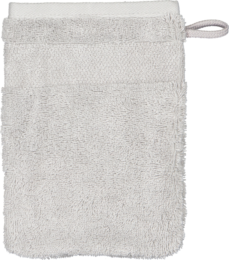 One Washcloth glove 16 x 22 cm light grey