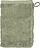 One Washcloth glove 16 x 22 cm olive