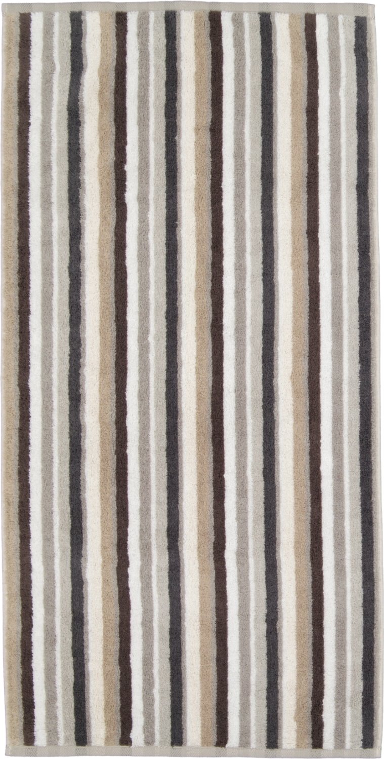 Ręcznik Coordinates w paski 50 x 100 cm brązowy