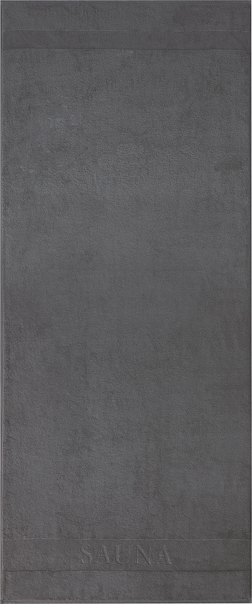 Sauna Brisača za savno, 80 x 200 cm, grafitna