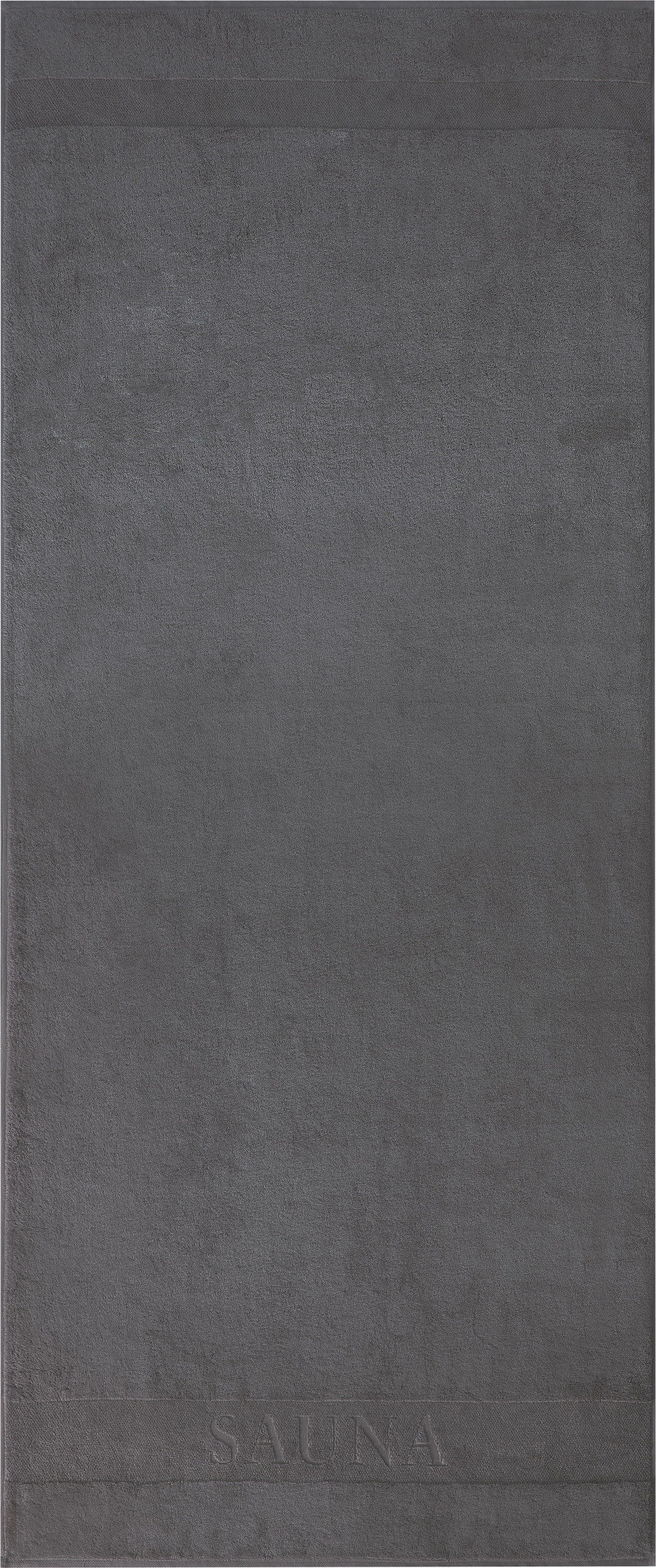Sauna Saunatuch 80 x 200 cm graphitfarbig