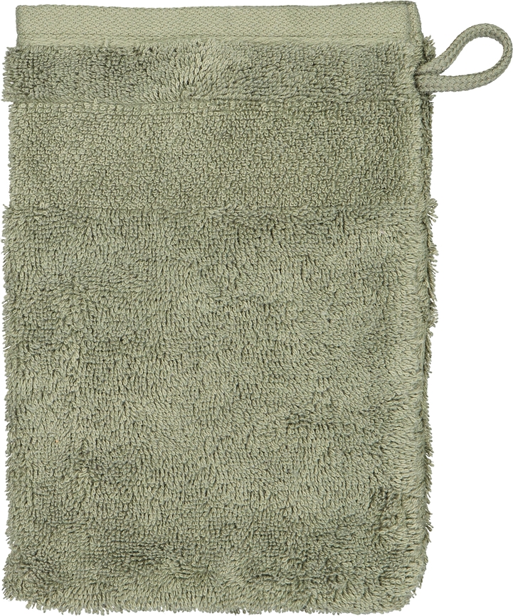 Washandje One 16 x 22 cm olijf