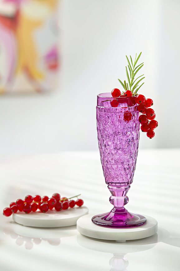 Boston Coloured Kozarec za šampanjec, 145 ml, rdeč