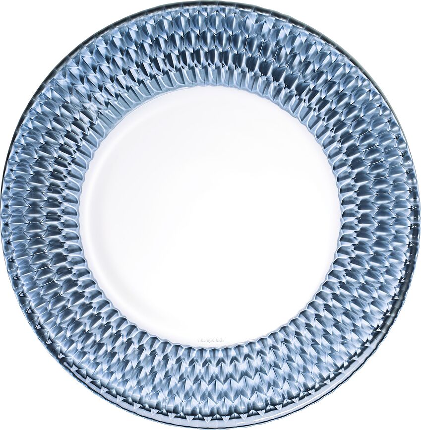 Boston Coloured Plat de Service 32 cm, bleu