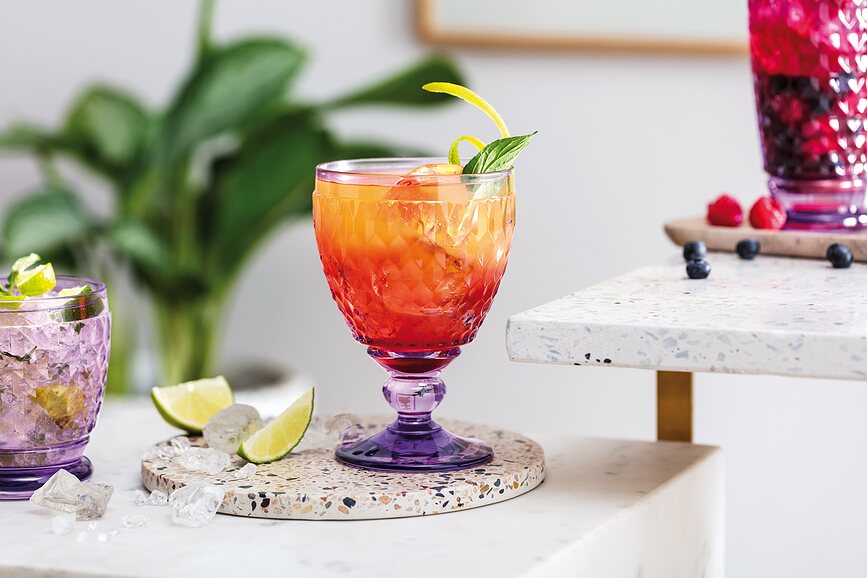 Boston Coloured Ποτήρι για κόκκινο κρασί, 300 ml, κόκκινο