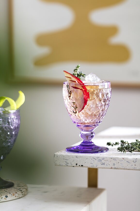 Boston Coloured Ποτήρι για λευκό κρασί, 230 ml, γκρι