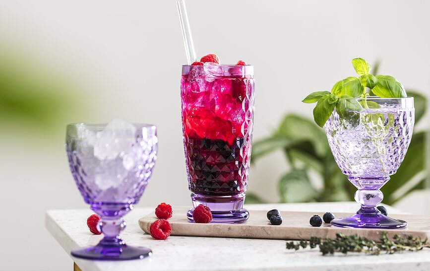 Boston Coloured Ποτήρι Μπύρας, 400 ml, μπλε