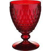 Boston Coloured Wasserglas 350 ml rot